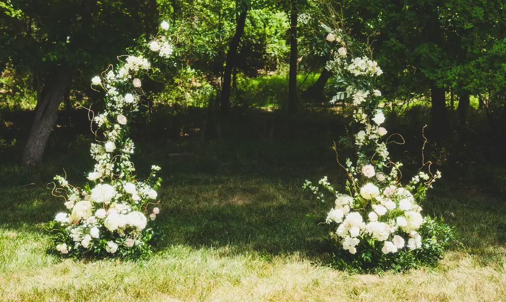 Garden arch installation