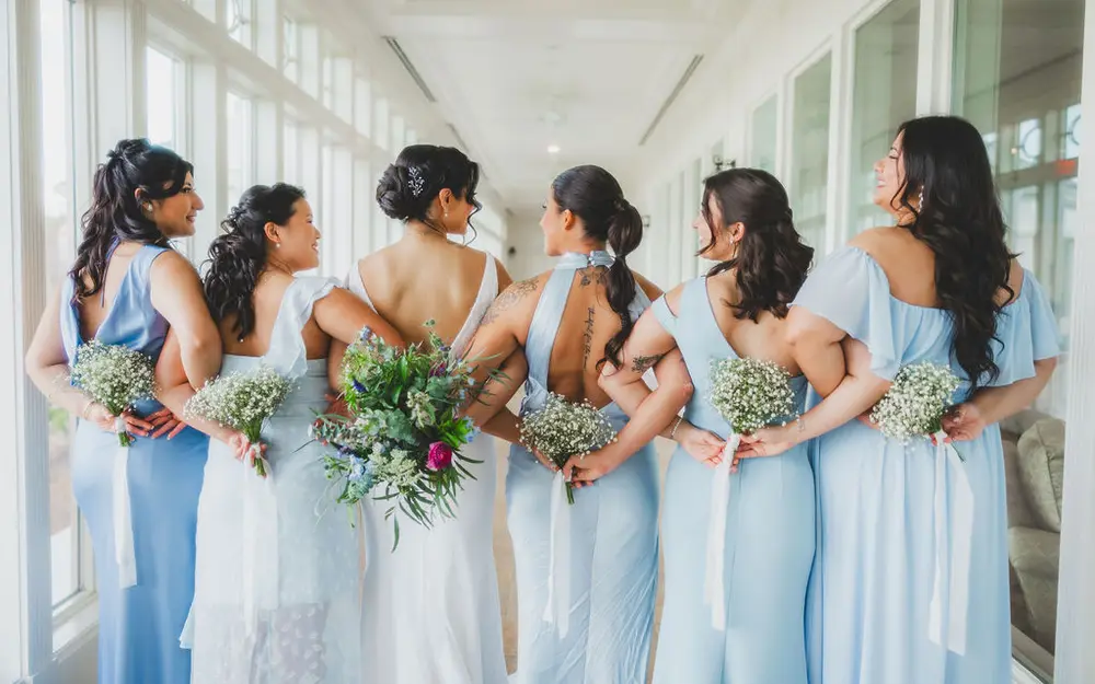 Wedding party florals — Washington Golf & Country Club