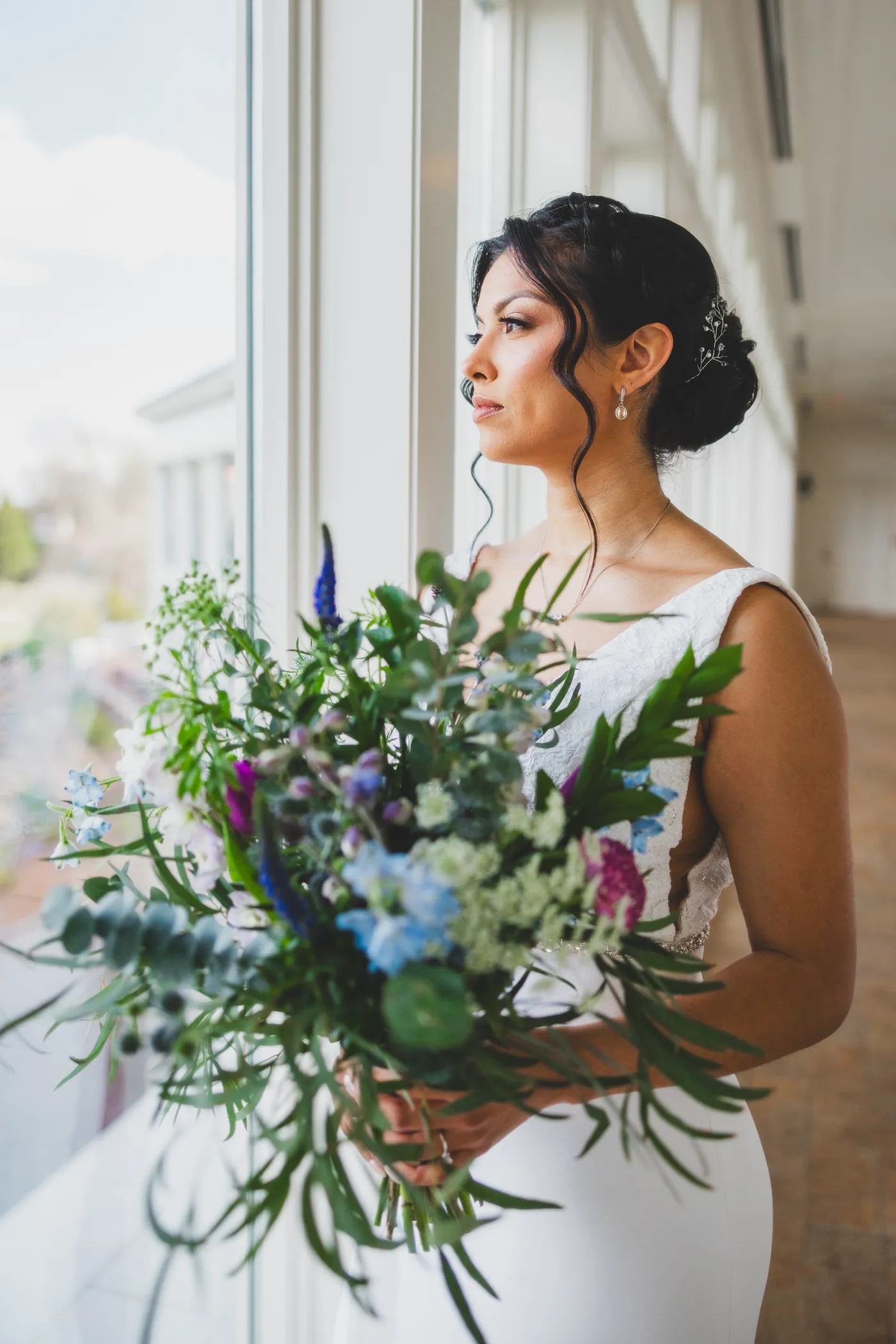 Hand-tied bridal bouquet