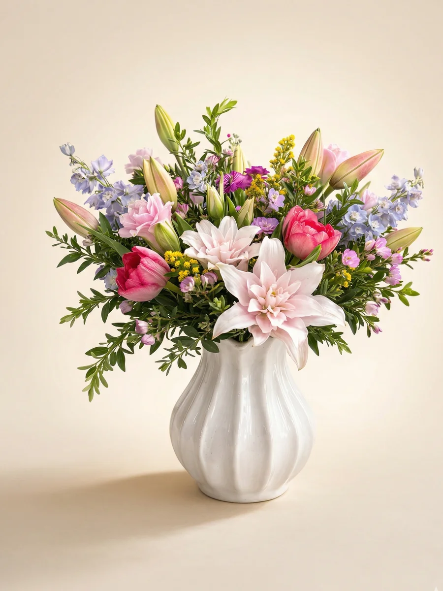 The Magnolia — hand-crafted arrangement from Lavender Blooms